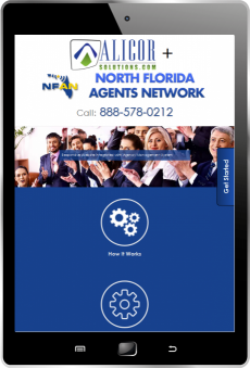 screenshot of website on tablet